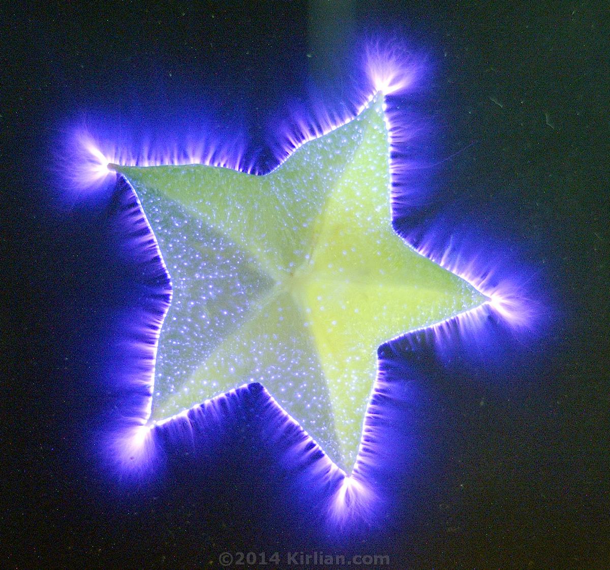Star Fruit - Kirlian Energy